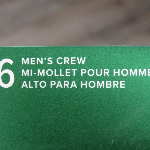 Gold Toe*Men's Crew Reinforced Toe Moisture Wicking Socks x 6 Pair~Shoe 6"-12.5" - Picture 5 of 8